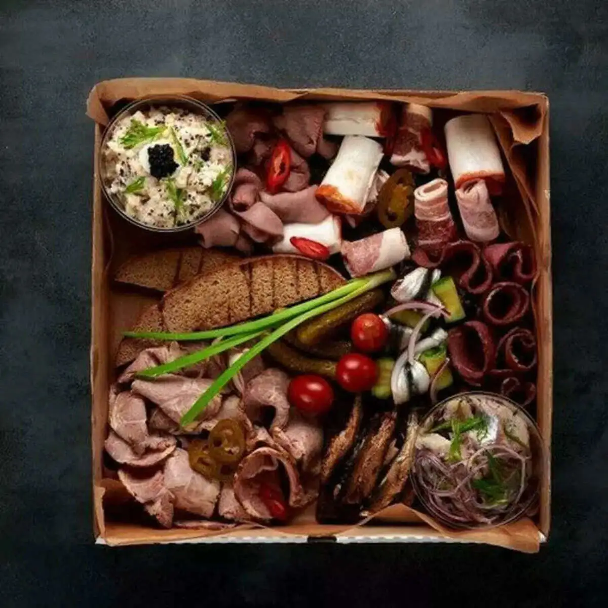 Бокс Водка-селедка