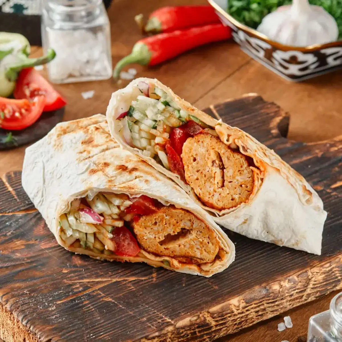 Шаурма люля из курицы