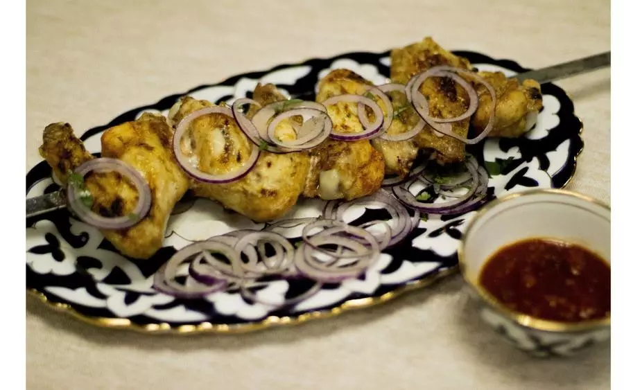 Шашлык из куриных крыльев