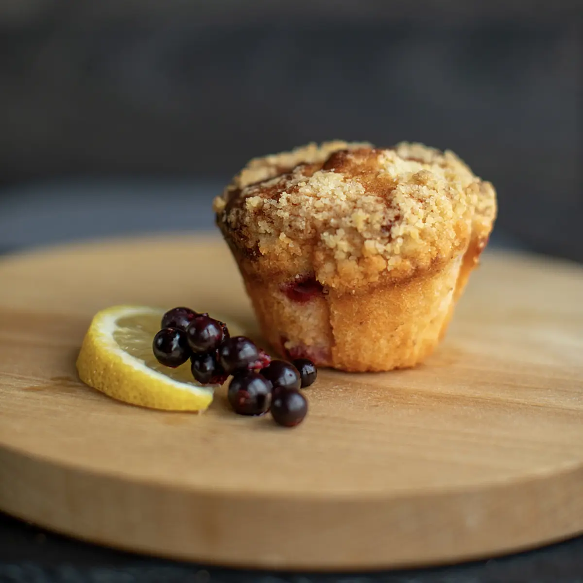 Кекс смородина-лимон