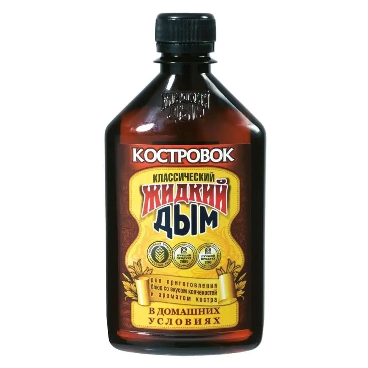 Ароматизатор коптильный Жидкий дым Костровок 0,33л
