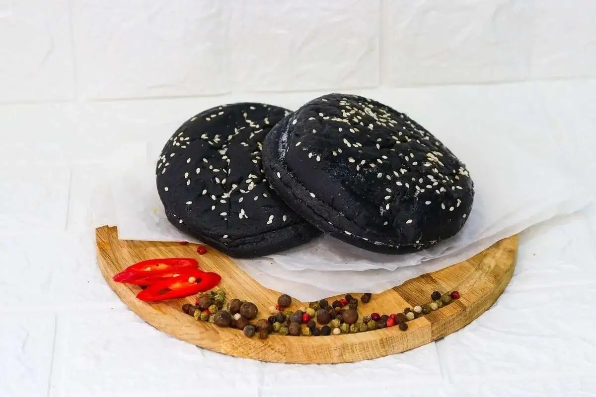 Булочка для Гамбургера чёрная 125мм