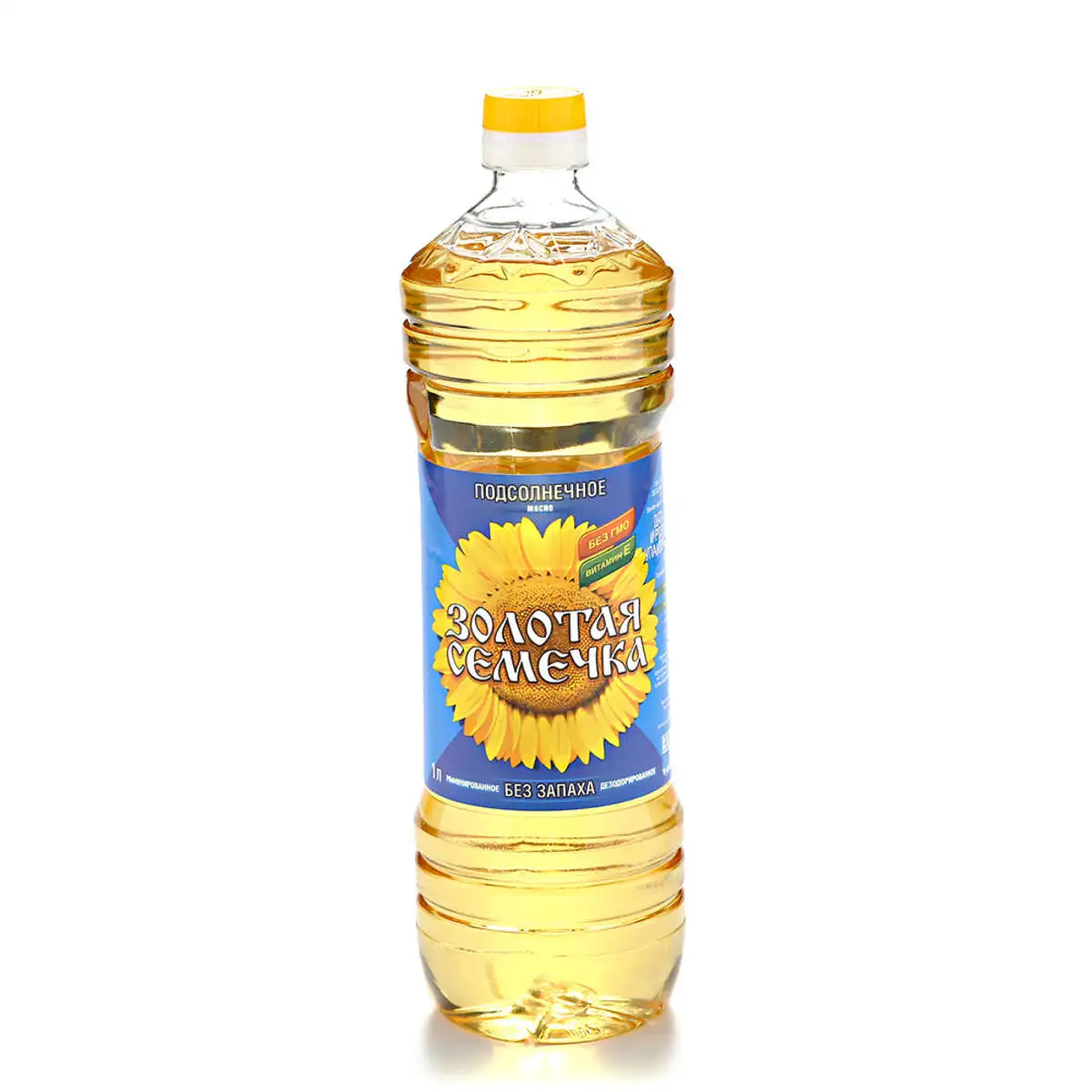 Масло Золотая семечка аромтное подсолнечное рафин. 1 сорт 500мл.