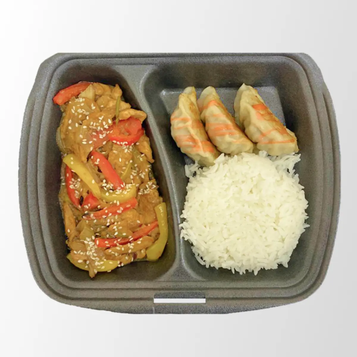 Ланчбокс по-сычуаньски с курицей