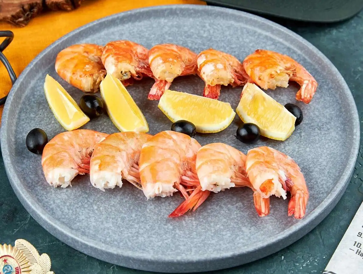 Креветки отварные