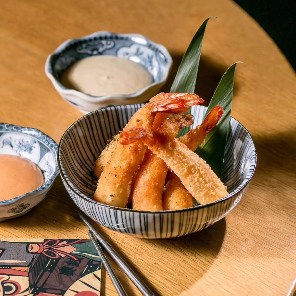 Креветки темпура