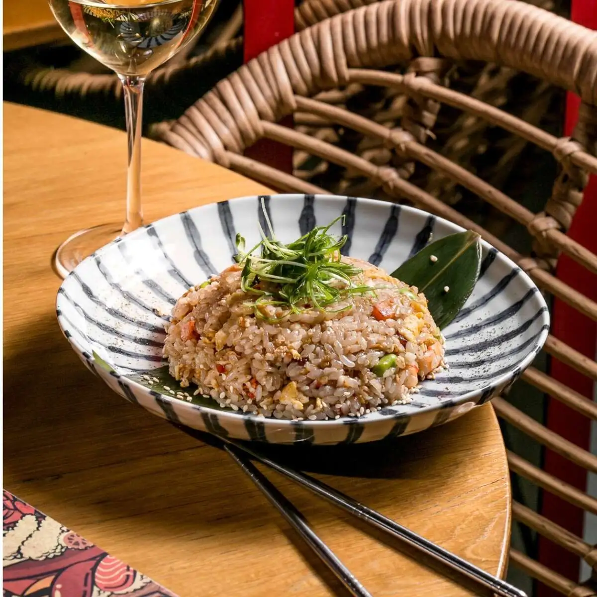 Чао фань с курицей