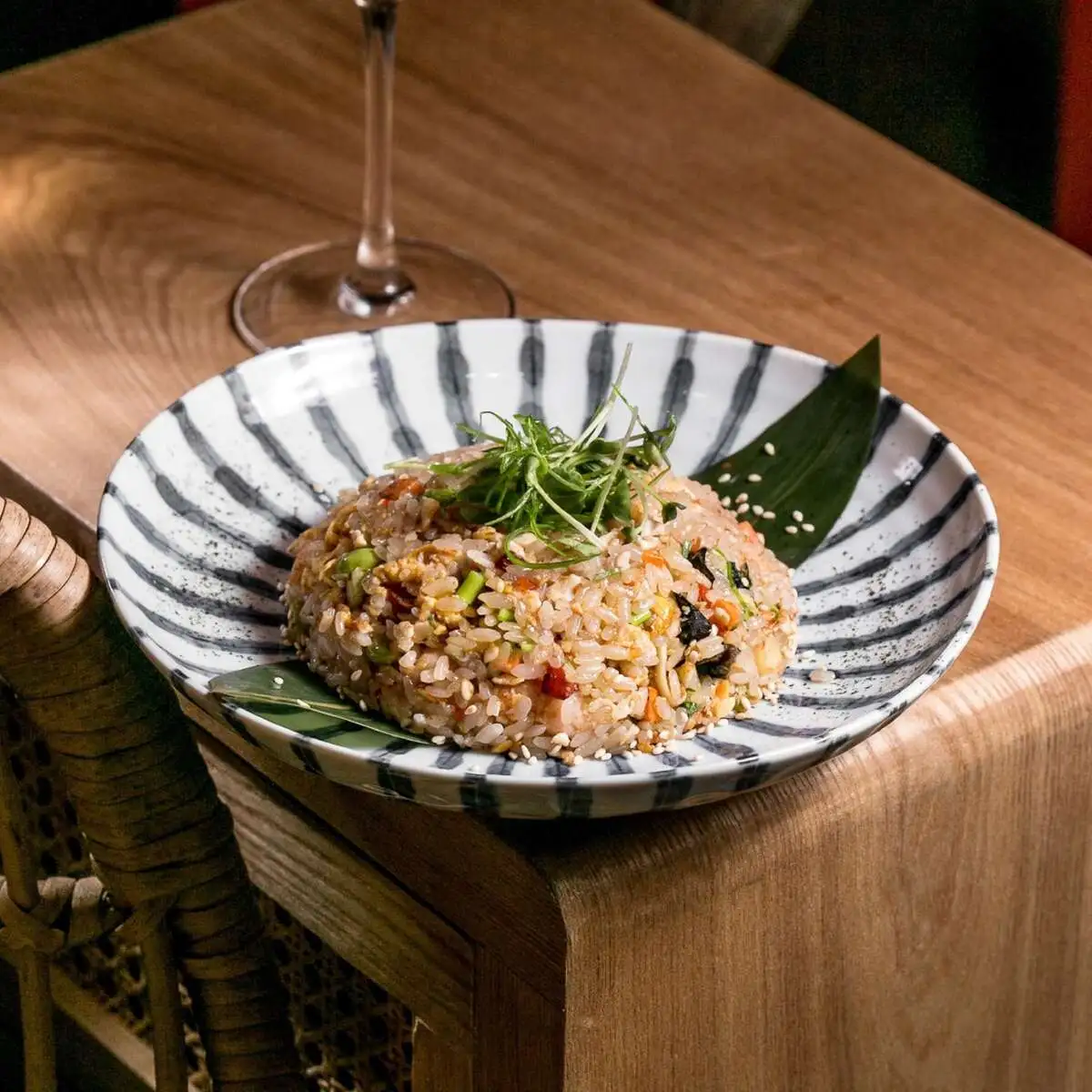 Чао фань с овощами и муэр