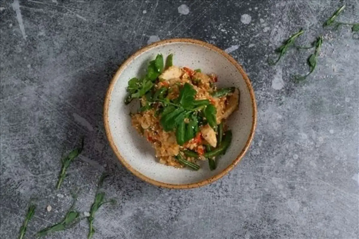 Азиатский рис с курицей