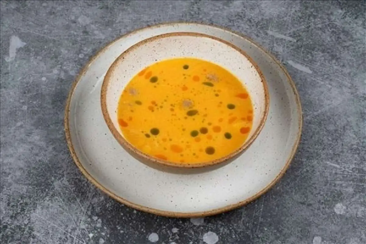 Норвежский крем-суп с форелью