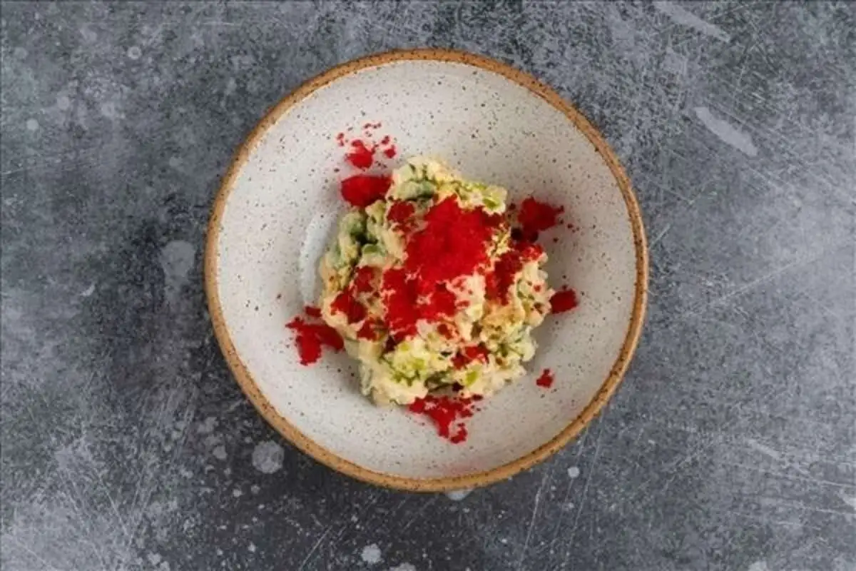 Оливье с креветками