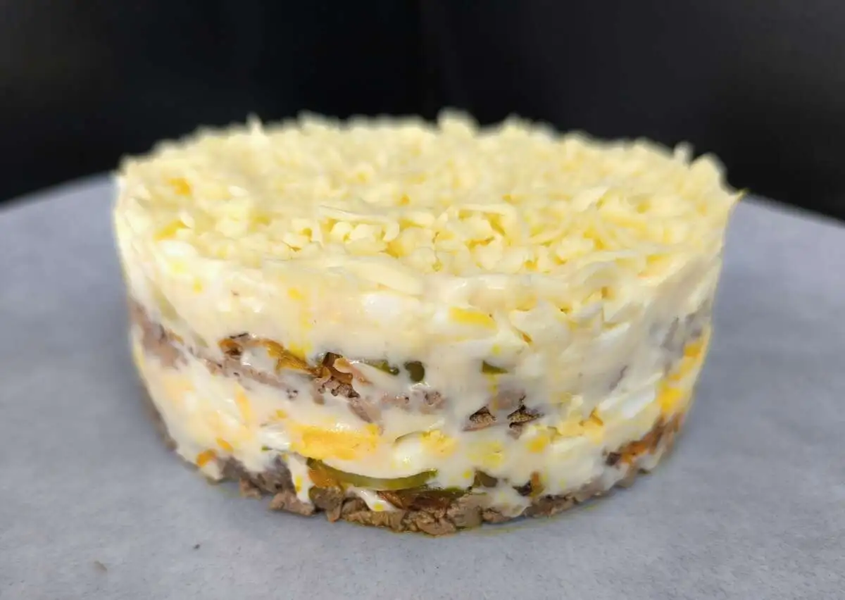 Салат с КУРИНОЙ ПЕЧЕНЬЮ 