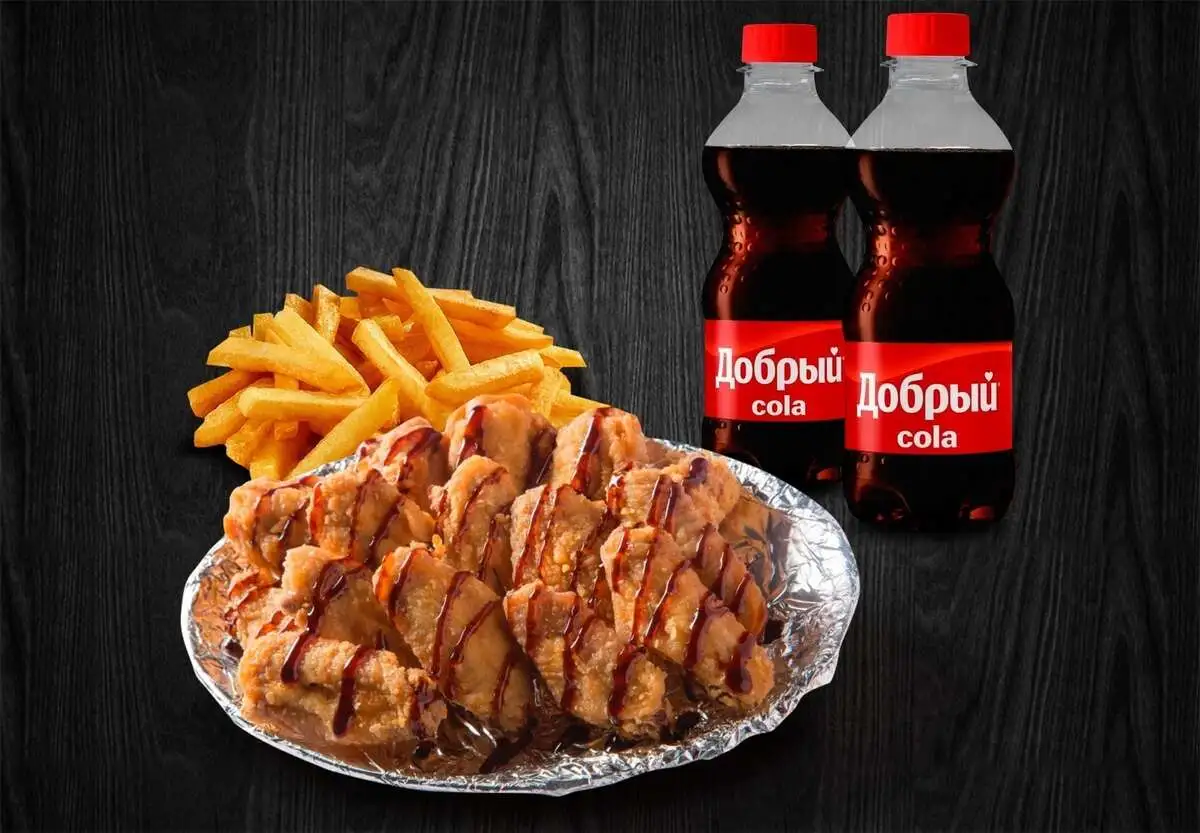 Крыло Терияки  +фри (1000гр)