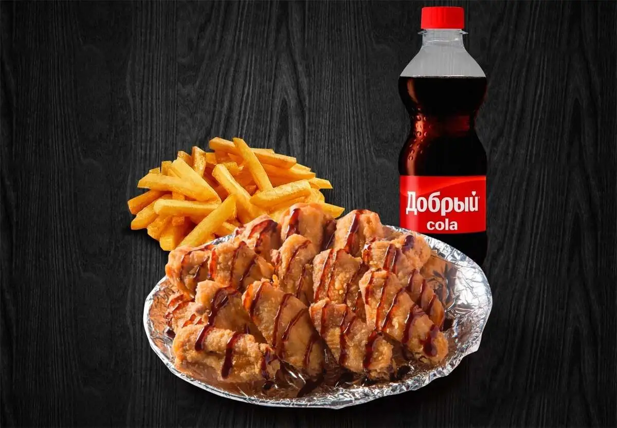 Крыло Терияки +фри (500гр)