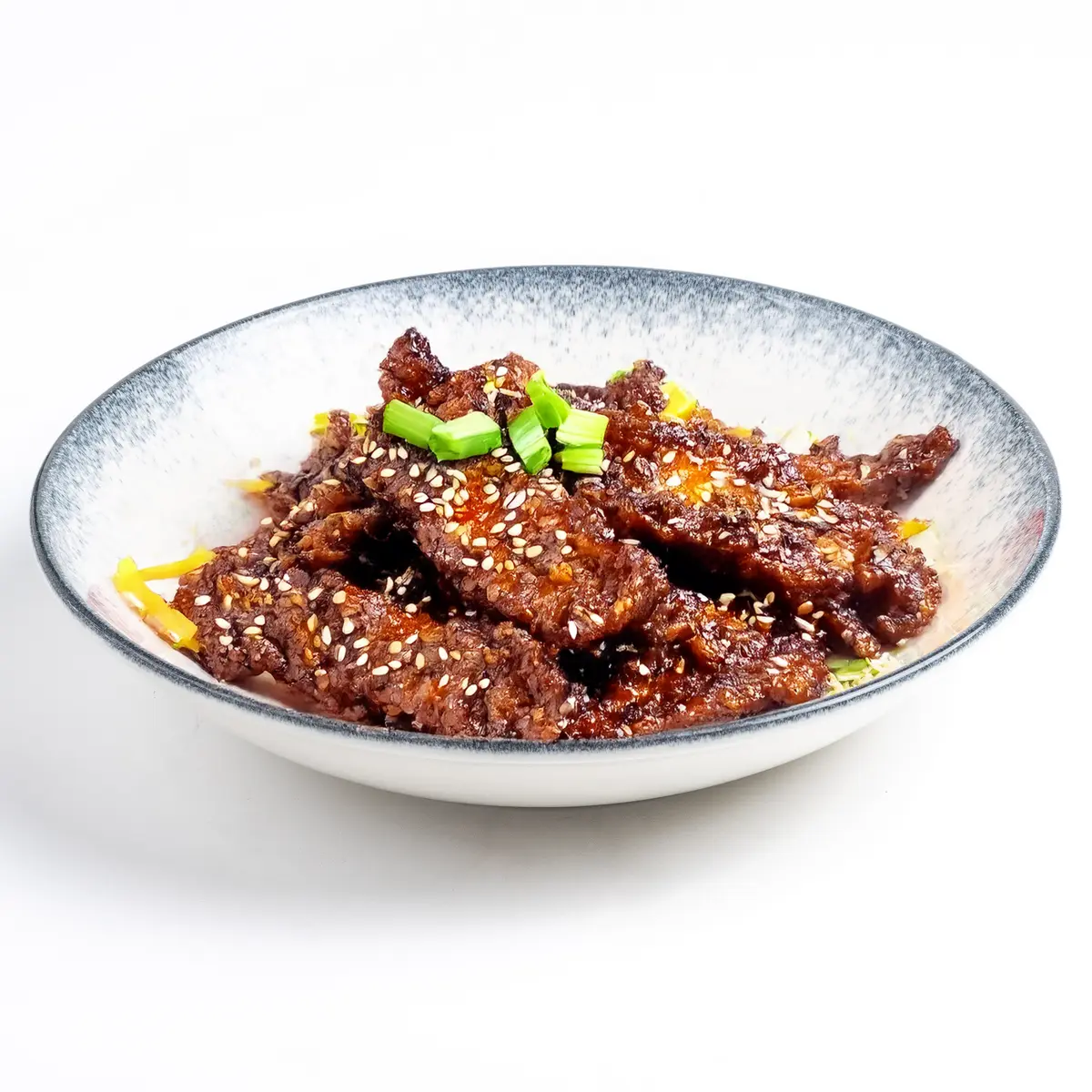 Жареная телятина с кунжутом