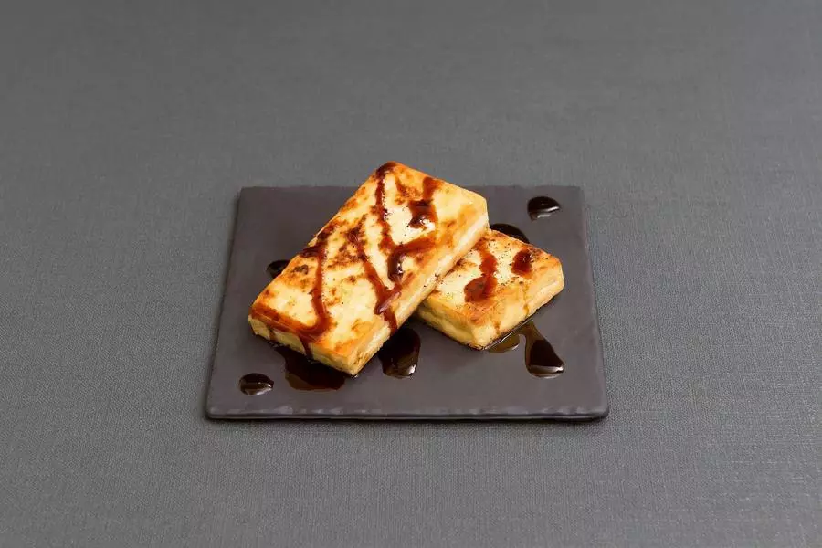 Жареный тофу с соусом терияки