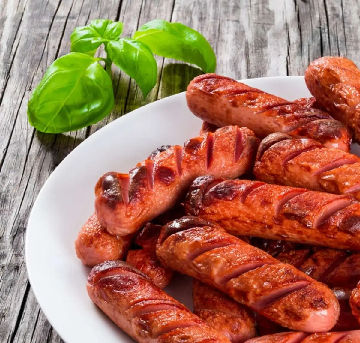 Сосиски жареные