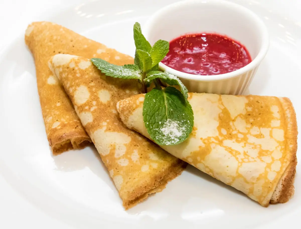  Блины с вареньем