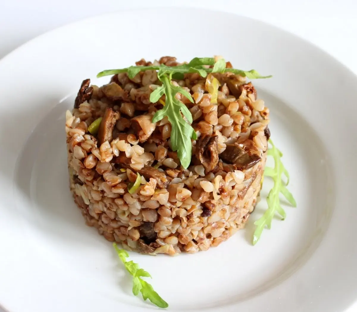 Каша гречневая с грибами