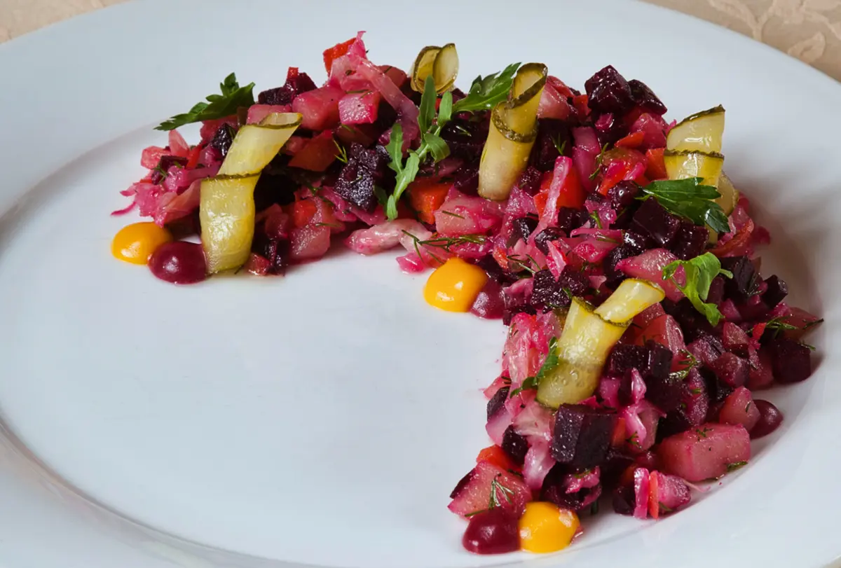 Винегрет с душистым маслом