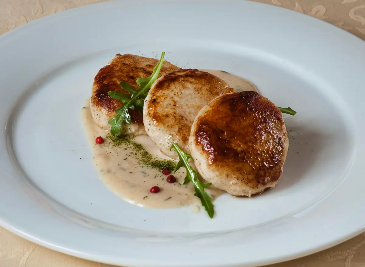  Котлеты из индейки с горчичным соусом