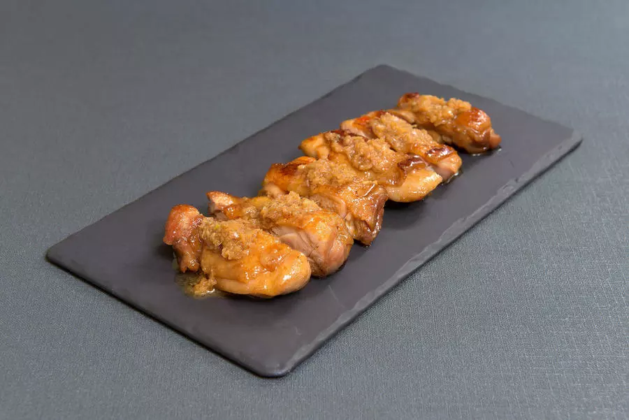 Курица с чесночным соусом