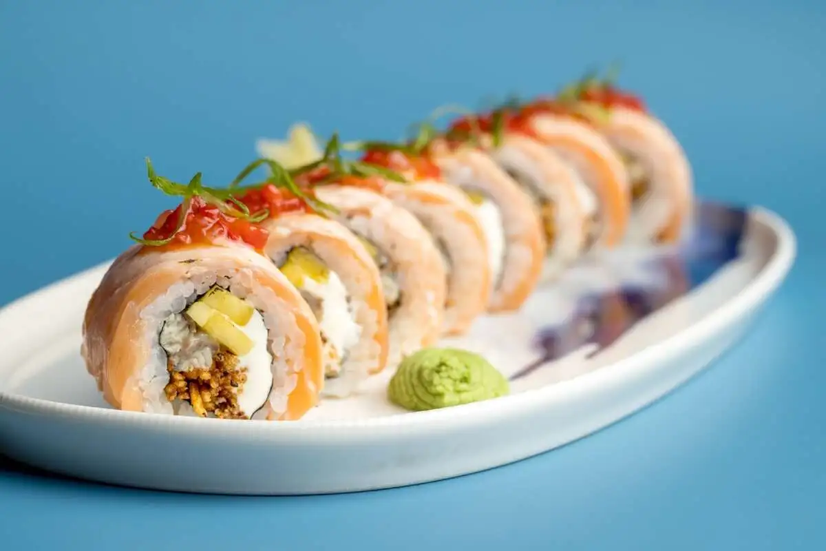 Абури ролл с лососем 8шт