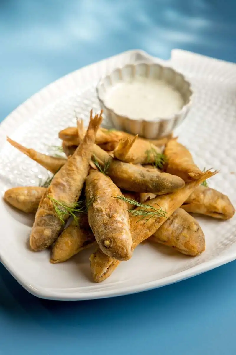 Черноморская жареная барабулька