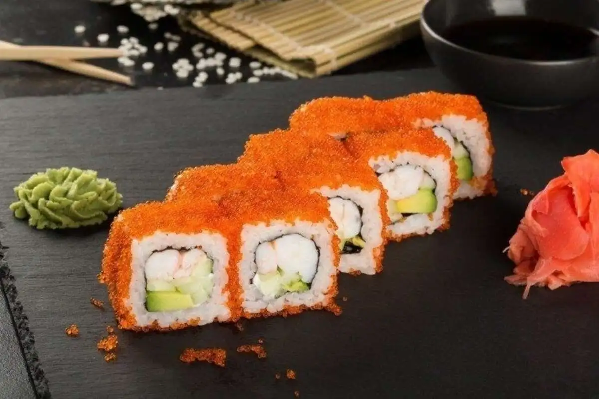 Калифорния с креветками 