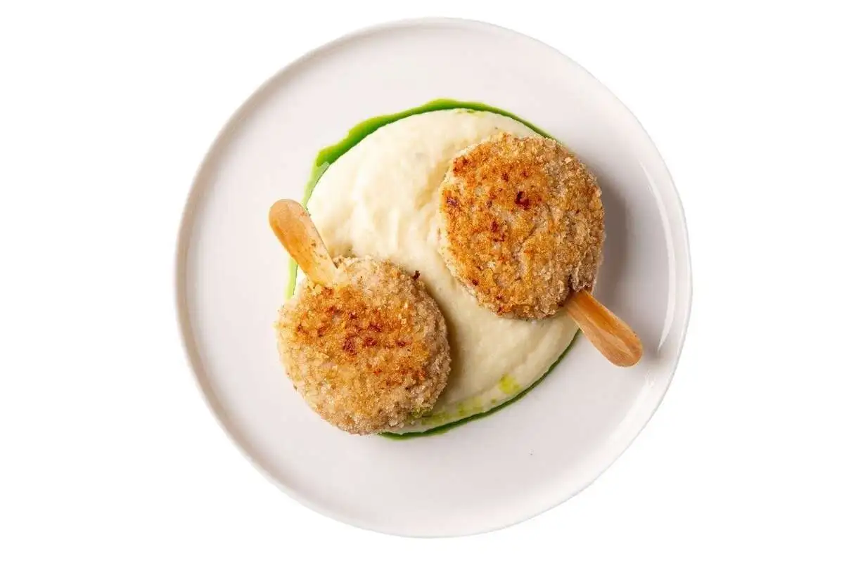 Котлеты из курицы с картофельным пюре