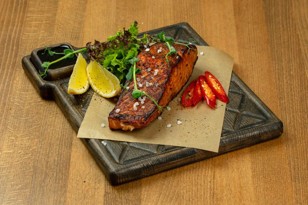 Стейк из лосося 