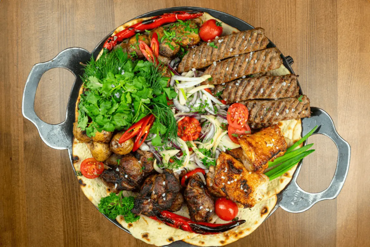  Фирменное ассорти на углях 