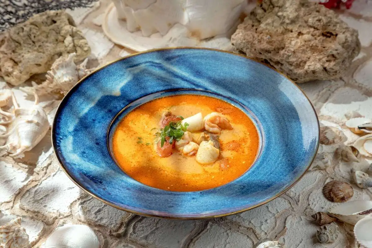 Суп том ям с рисом