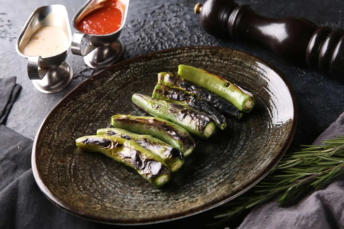 Перец на гриле