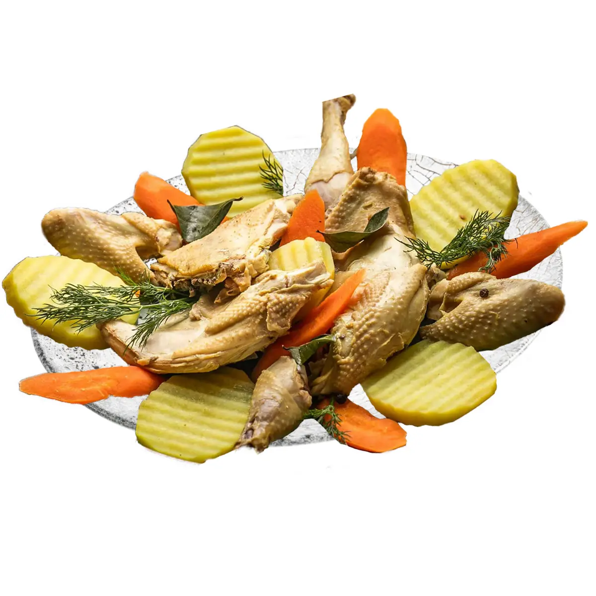 Цыпленок соютма с овощами