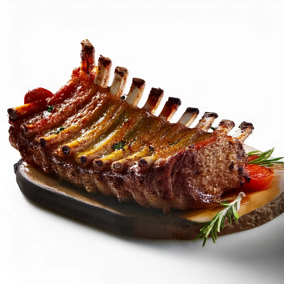 Корзина из ребрышек ягненка в тандыре