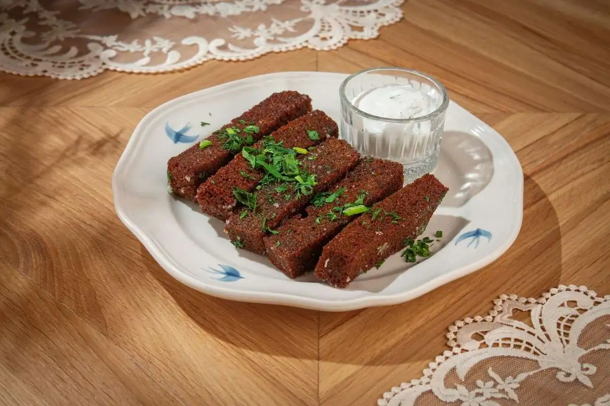 Гренки чесночные