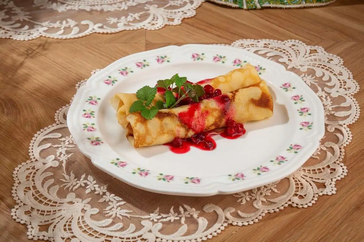 Блинчики с творогом