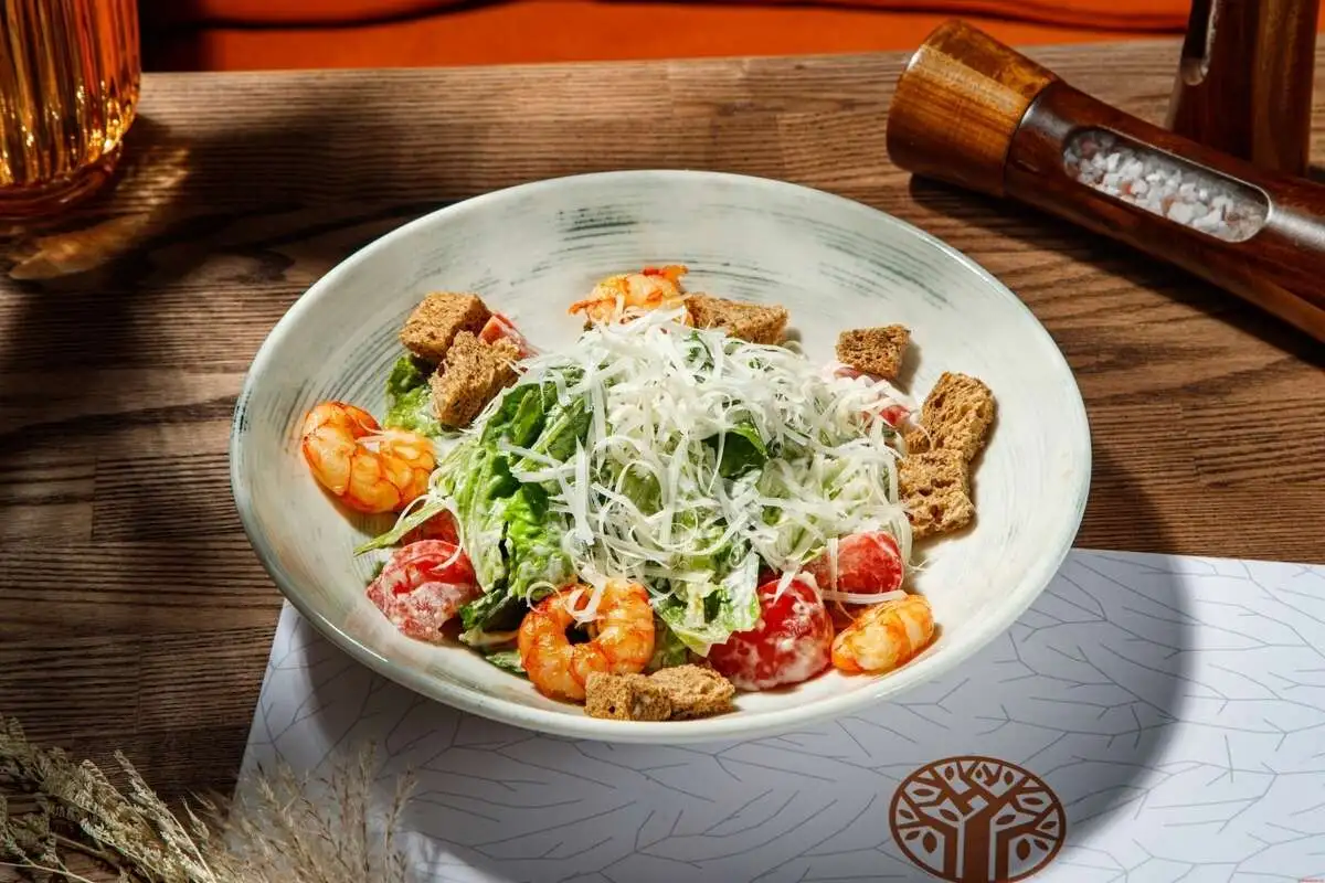 Цезарь с креветками