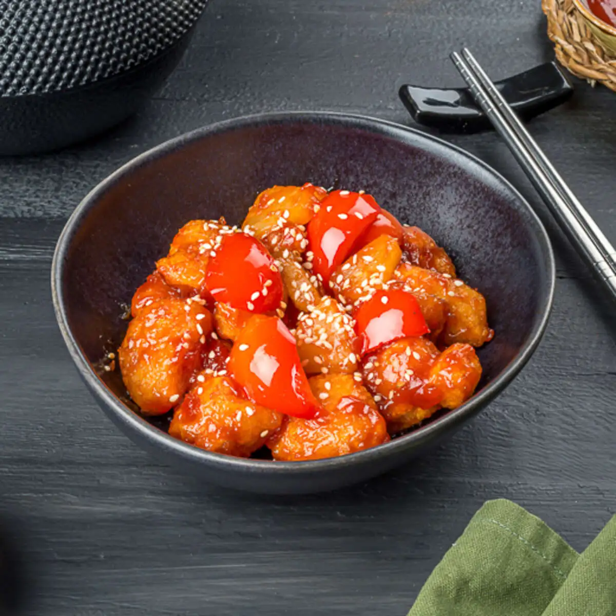 Свинина в кисло-сладком соусе