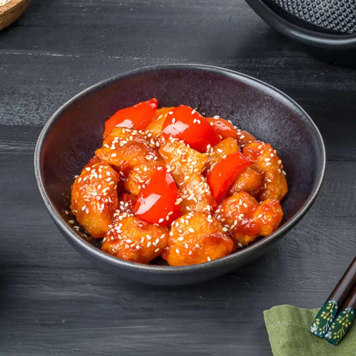 Курица в кисло-сладком соусе