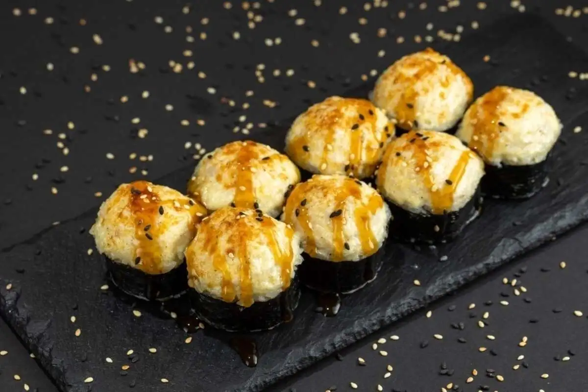 Ролл Сливочный с курой и креветкой