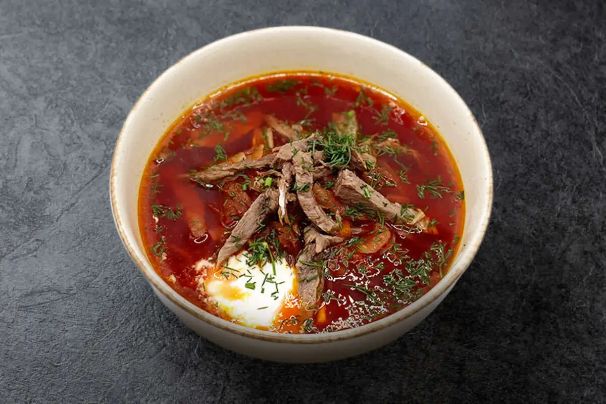 Борщ с говядиной