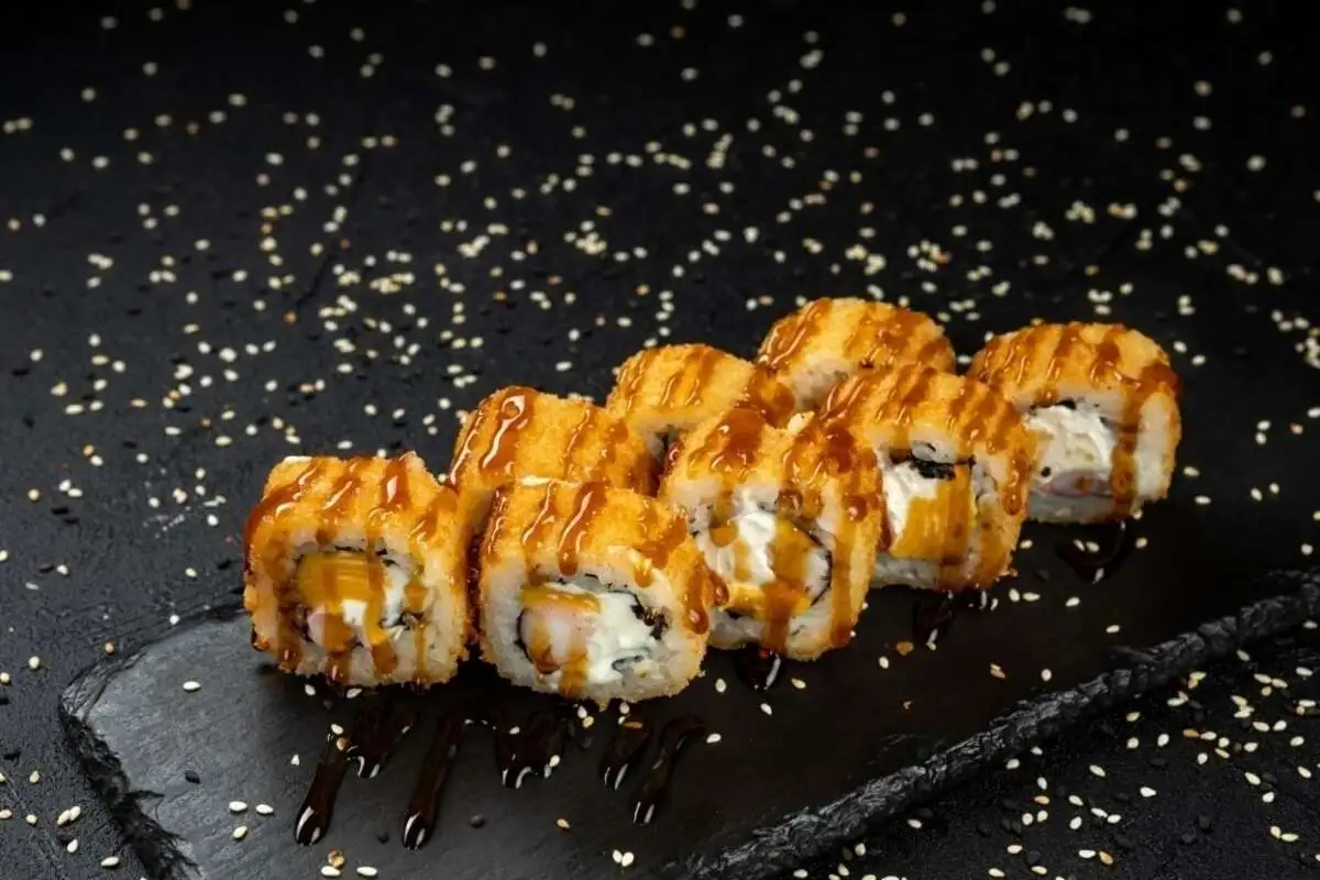 Ролл Жаренный с креветкой