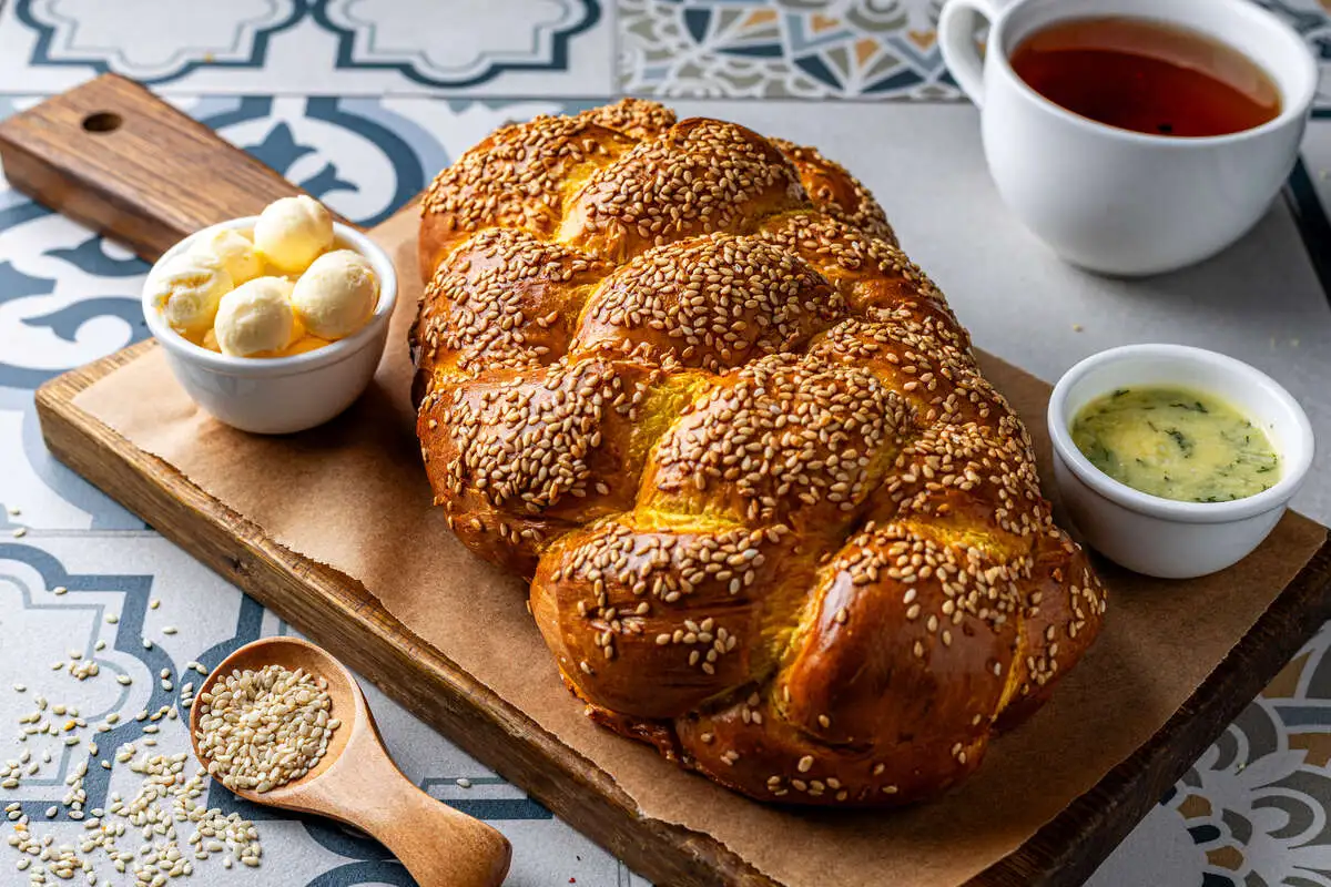 Хала с разным маслом