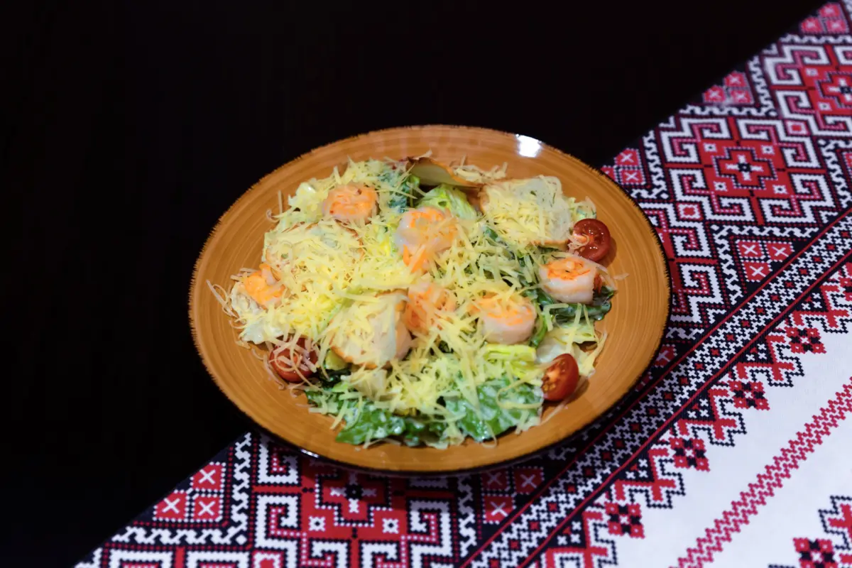 Цезарь с креветками