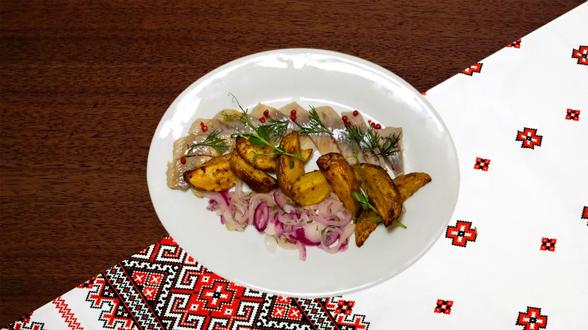 Селедочка с картофелем