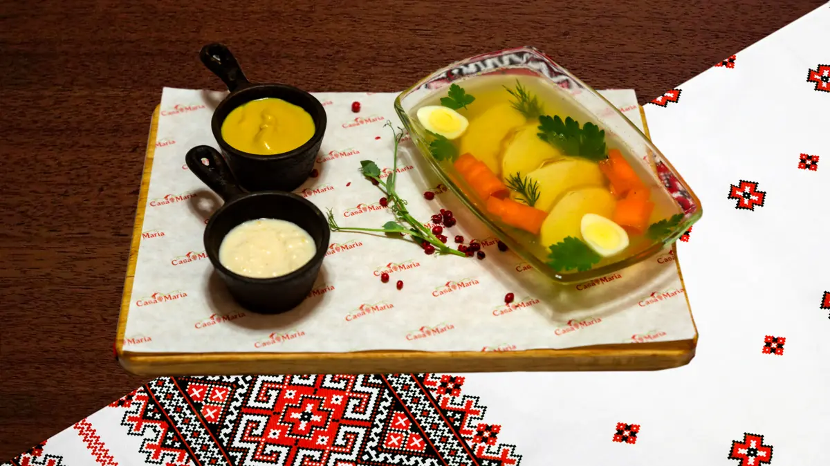 Холодец из домашней курицы