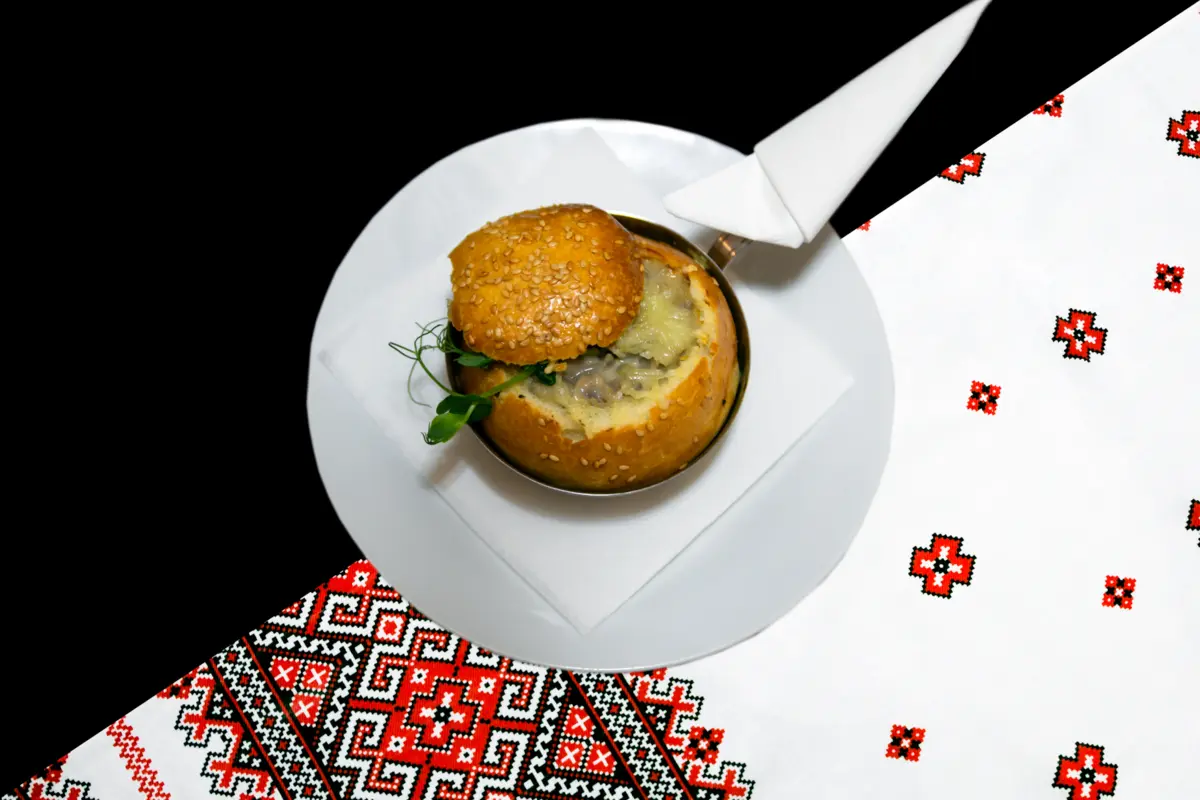 Жульен с курицей и грибами