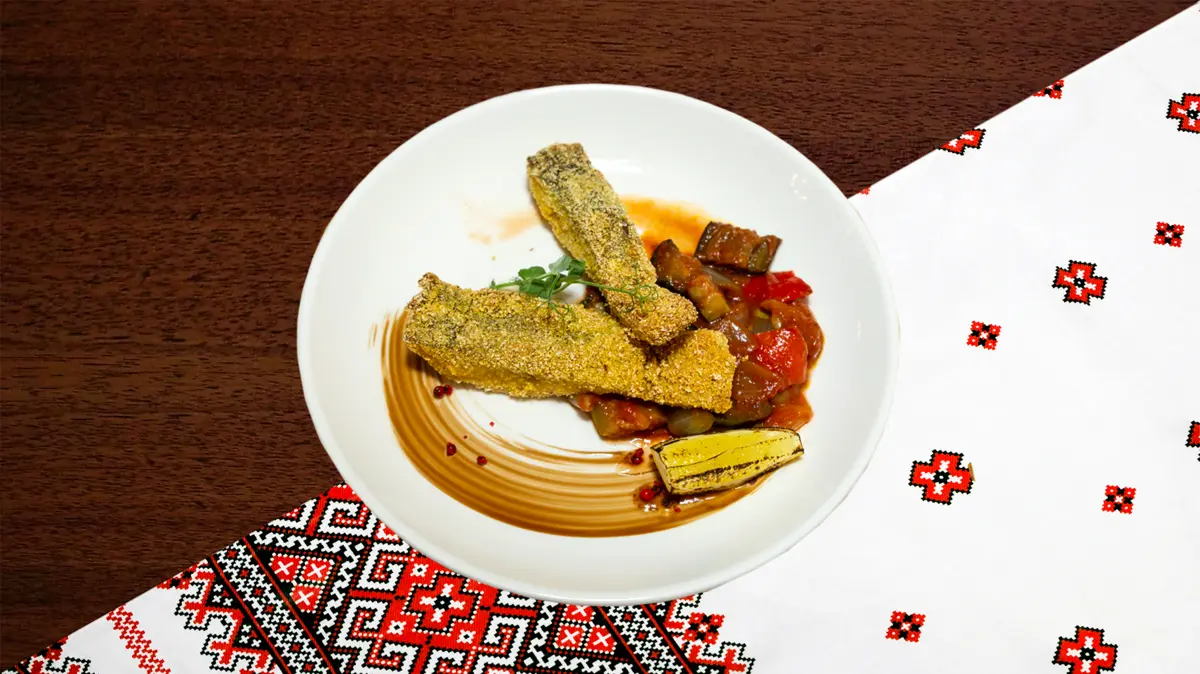 Карп по-кишинёвски с гивечем